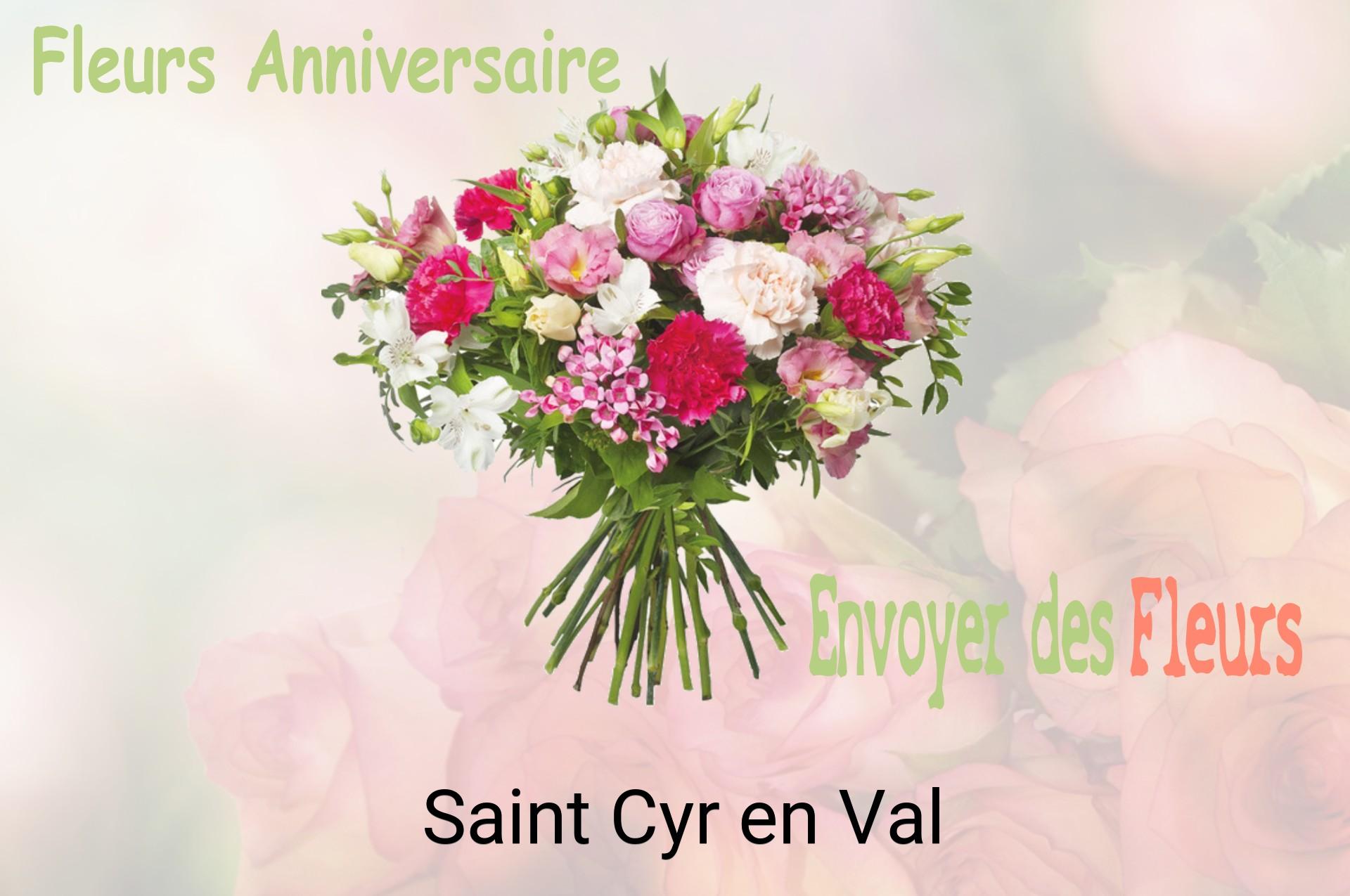 Bouquet de fleurs d’anniversaire livré à Saint-Cyr-en-Val