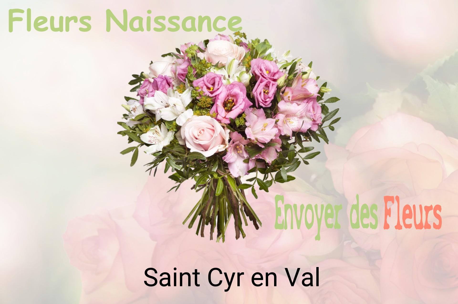 Bouquet de fleurs de naissance livré à Saint-Cyr-en-Val